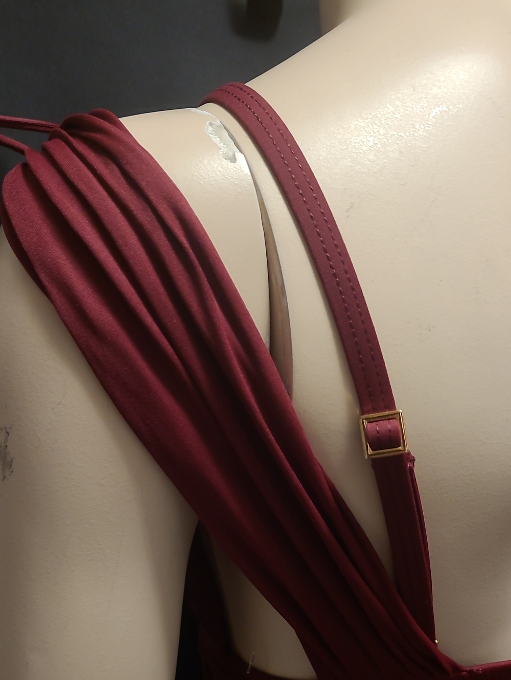 La Blanca Deep Berry One-Piece Swimsuit Size 8 - Picture 7 of 13
